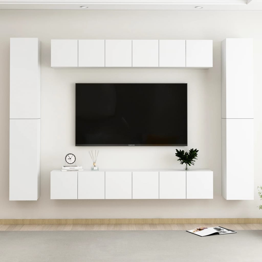 Ensemble de meubles TV 4 pièces en bois