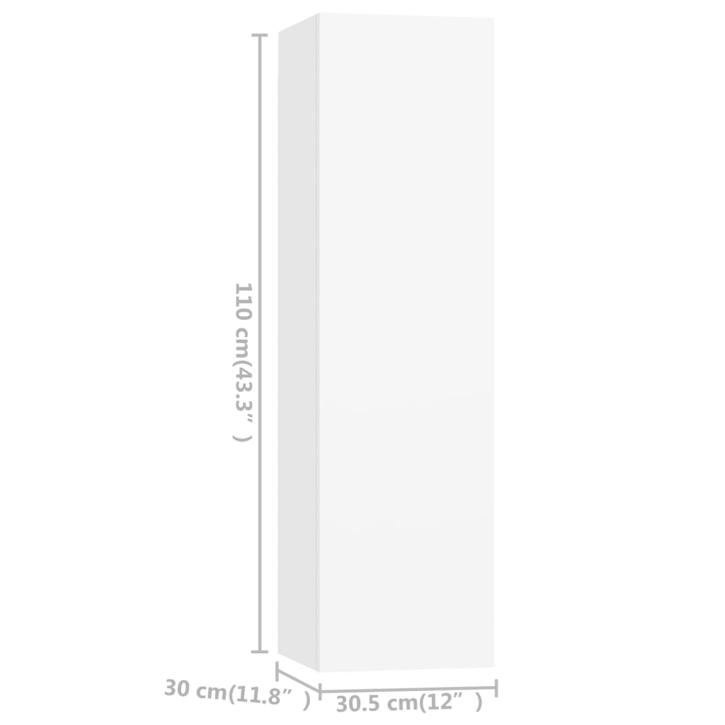 Ensemble meuble TV 4 pièces en bois couleur chêne