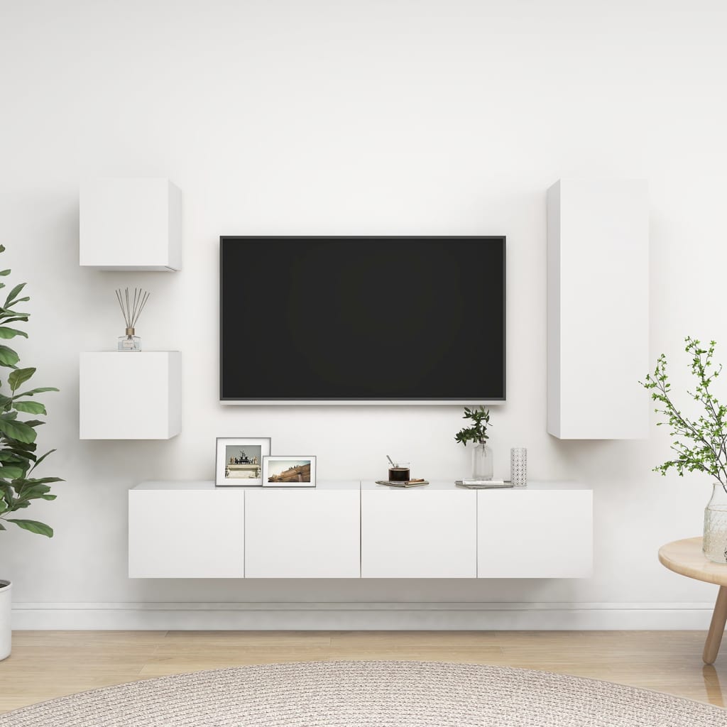 Ensemble de meubles TV 5 pièces en bois