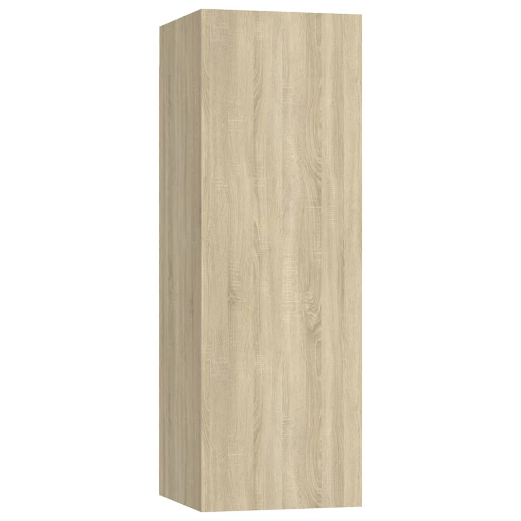 Ensemble meuble TV 3 pièces en bois couleur chêne