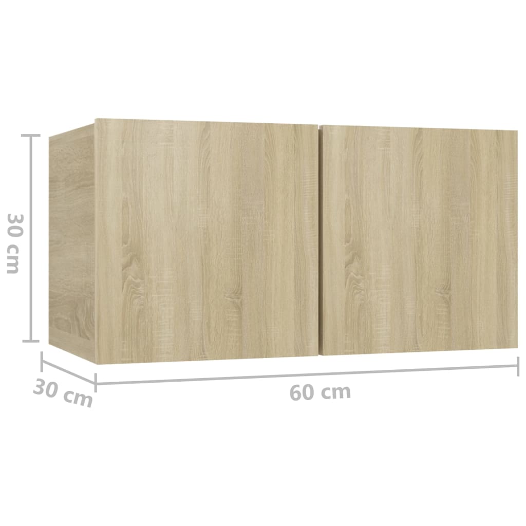 Ensemble de meubles TV 5 pièces en bois