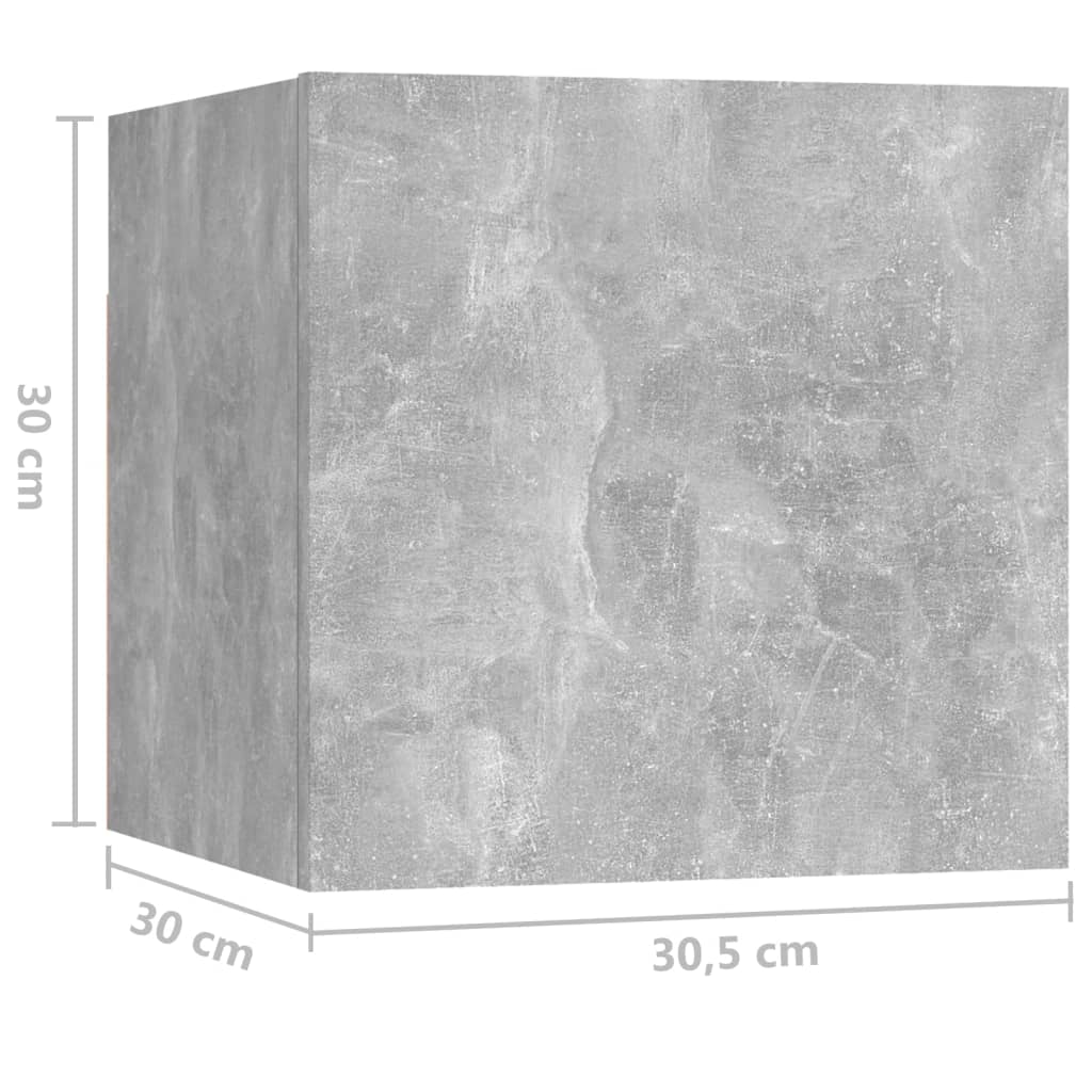 Ensemble meuble TV 8 pièces en bois coloris chêne