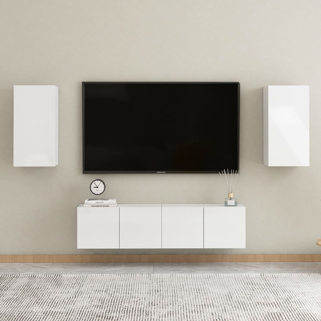 Ensemble de meubles TV 5 pièces en bois