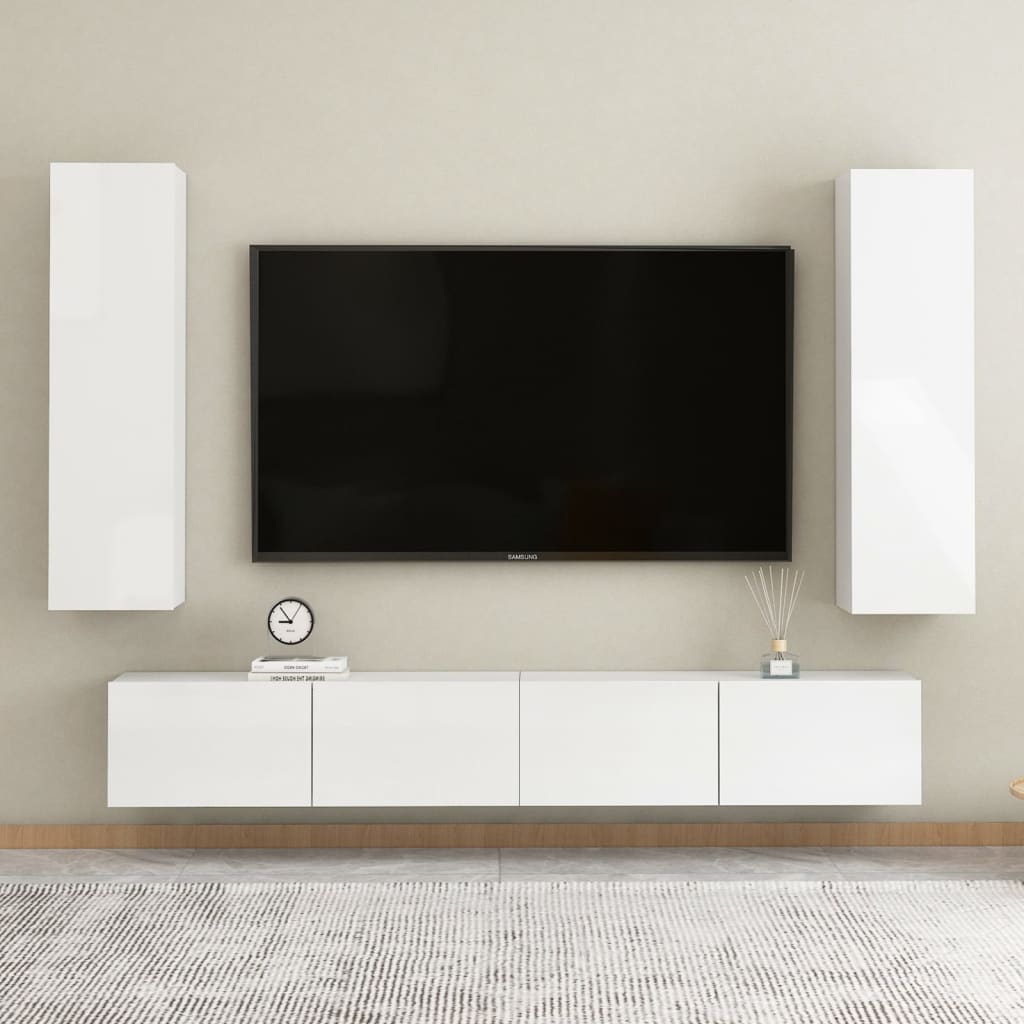 Ensemble de meubles TV 5 pièces en bois