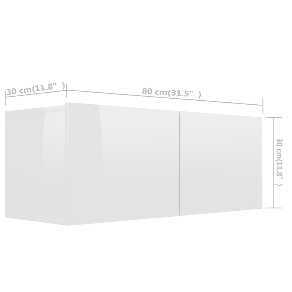 Ensemble de meubles TV 4 pièces en bois