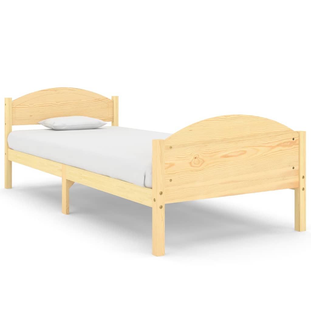 Bedframe massief grenenhout 100x200 cm