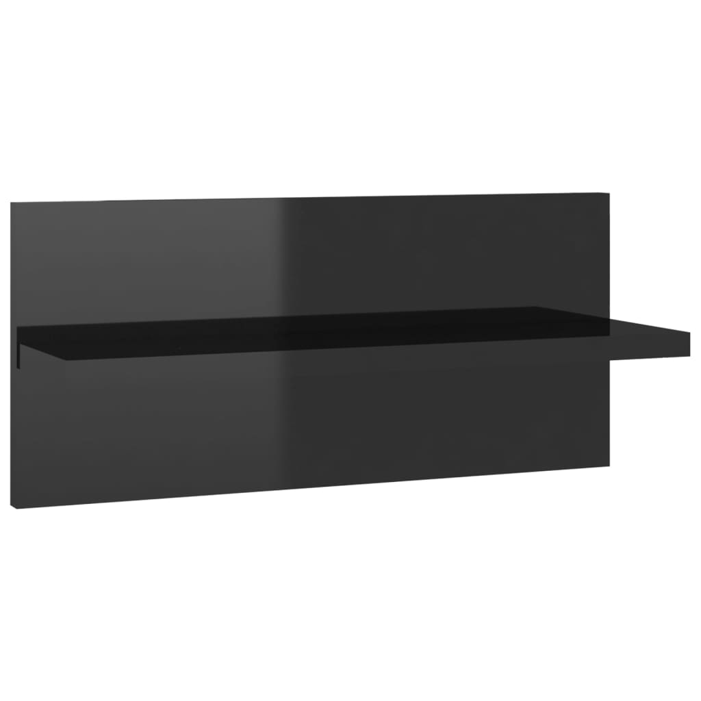 Wandschappen 4 st 40x11,5x18 cm bewerkt hout wit