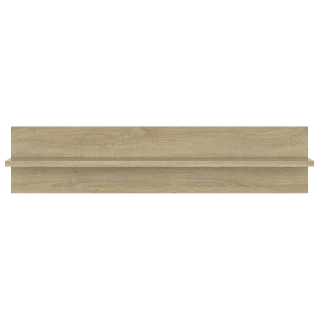 Wandschappen 4 st 80x11,5x18 cm bewerkt hout