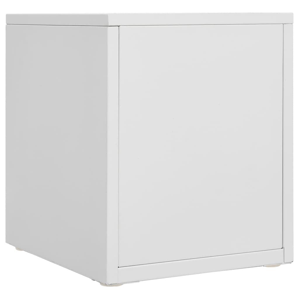 Armoire de bureau 28x35x35 cm métal gris