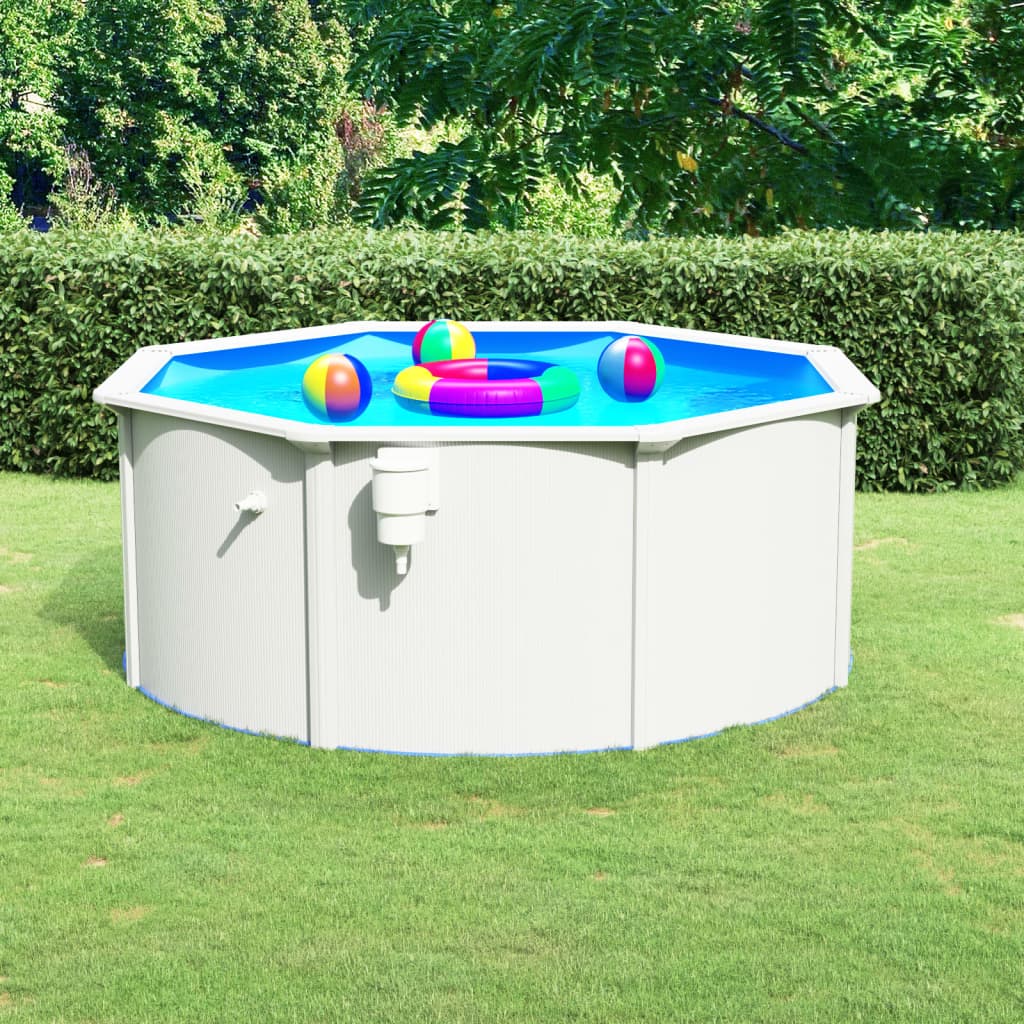 Piscine avec échelle de sécurité 460x120 cm