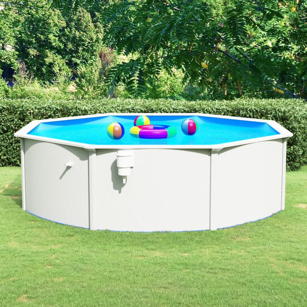 Piscine avec échelle de sécurité 460x120 cm