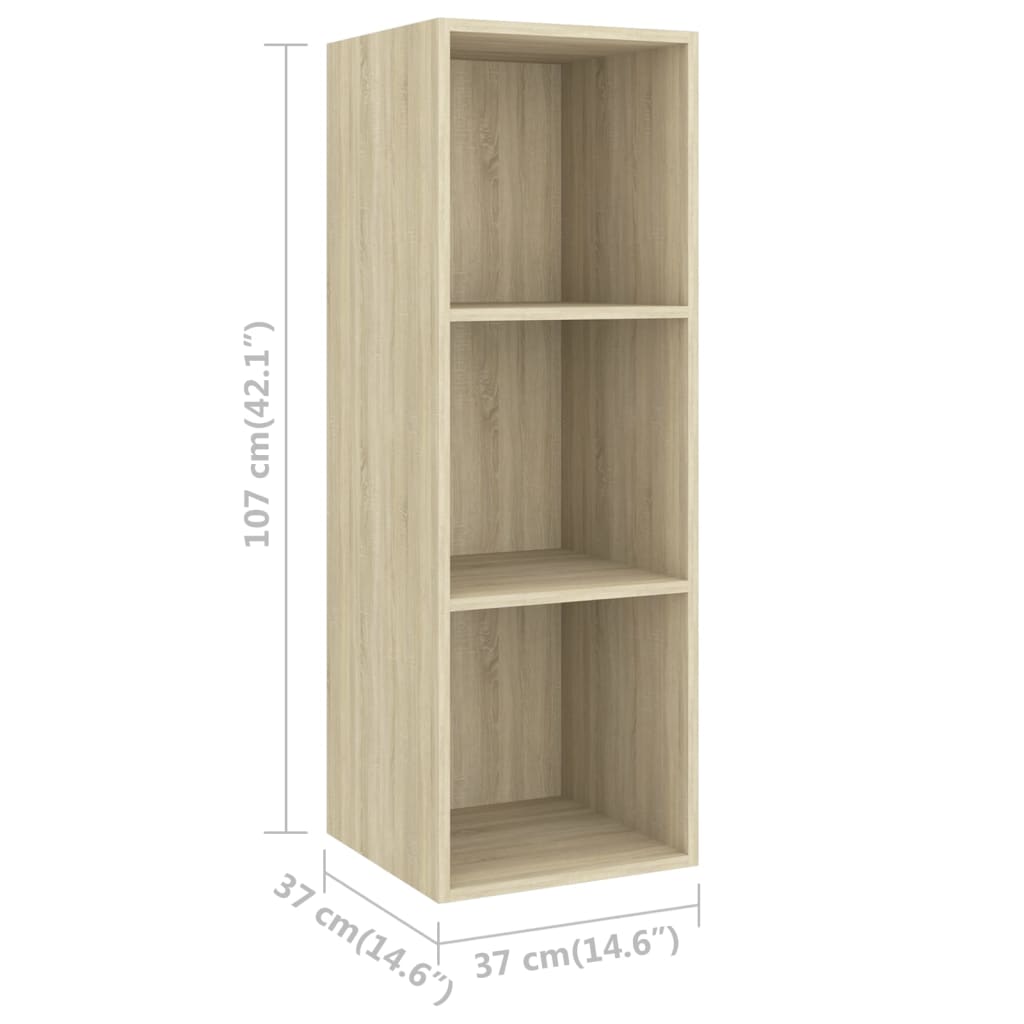 Ensemble de meubles TV 3 pièces en bois