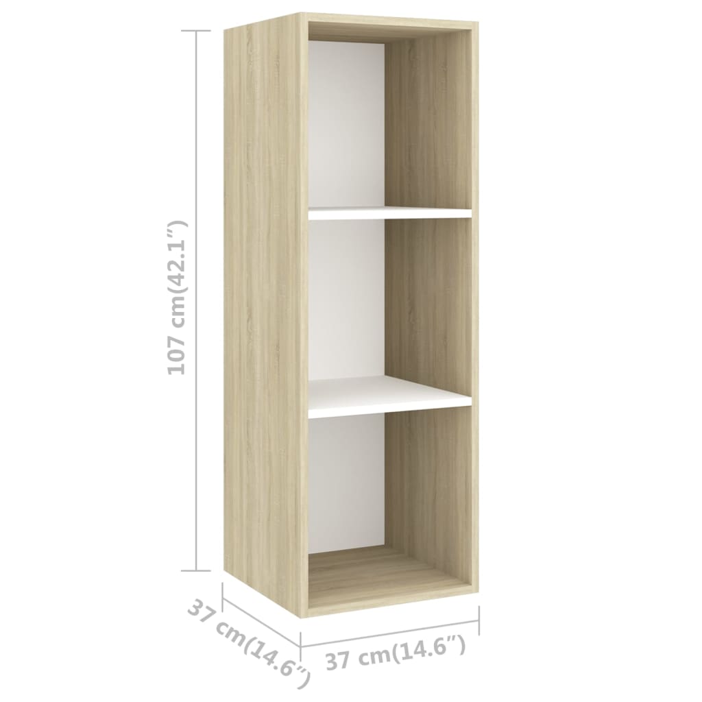 Ensemble de meubles TV 3 pièces en bois