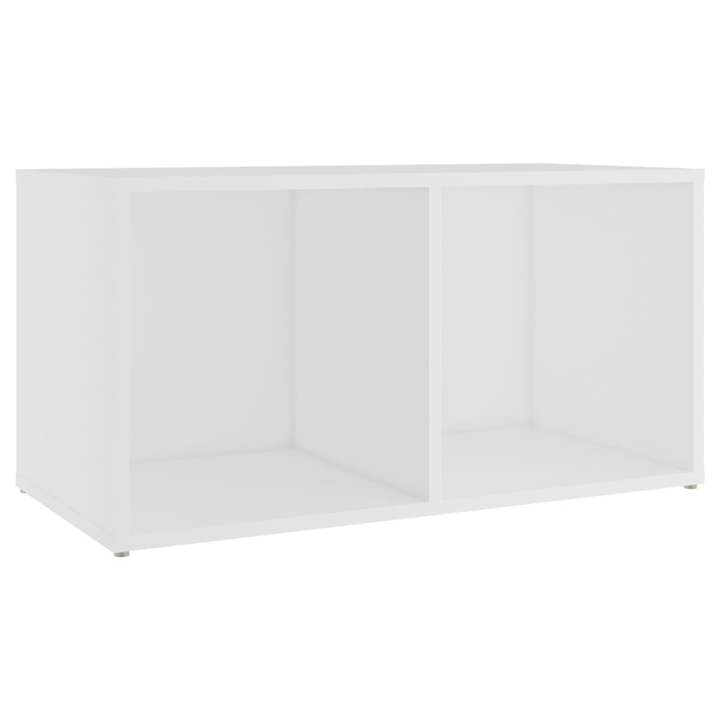 Meuble TV 2 pcs 72x35x36,5 cm fini bois-béton gris