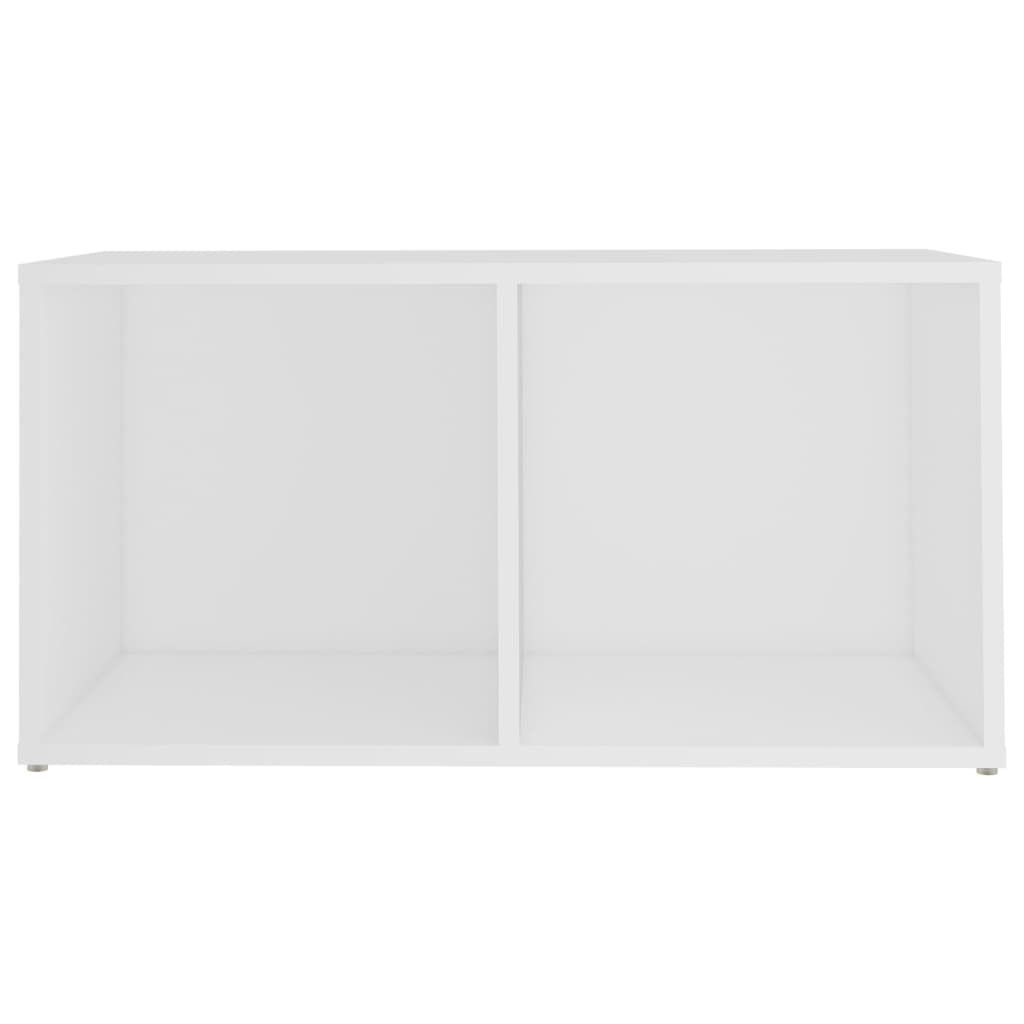 Meuble TV 2 pcs 72x35x36,5 cm fini bois-béton gris