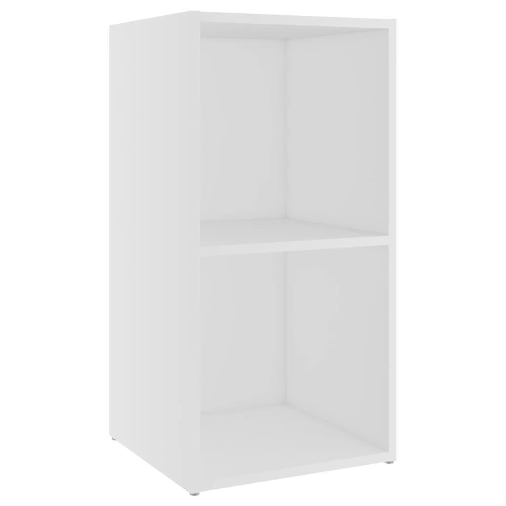 Meuble TV 2 pcs 72x35x36,5 cm fini bois-béton gris