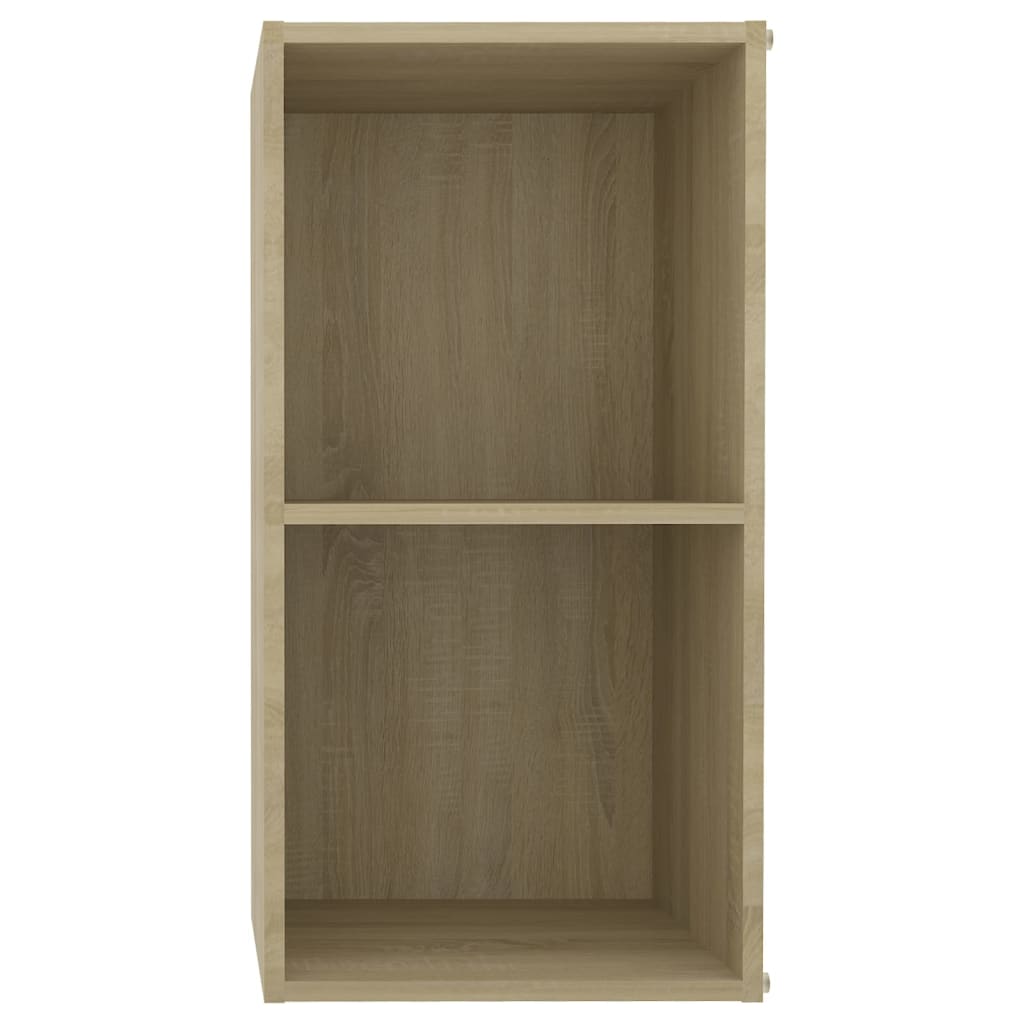 Meuble TV 2 pcs 72x35x36,5 cm bois fini chêne sonoma coloré