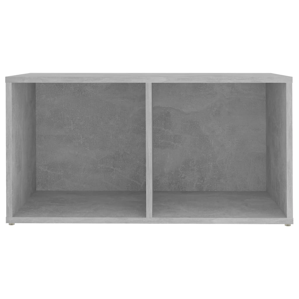 Meuble TV 2 pcs 72x35x36,5 cm fini bois-béton gris