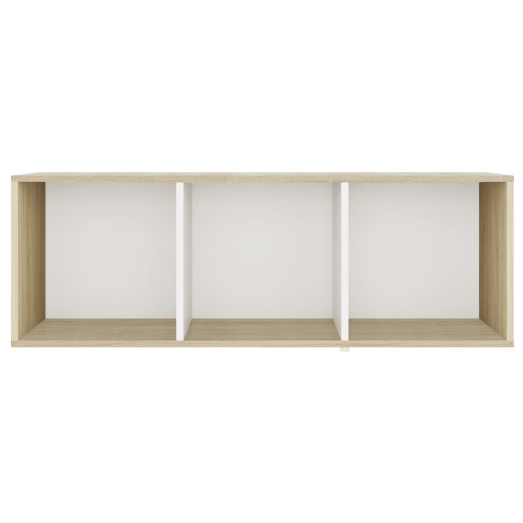 Tv-meubelen 2st 72x35x36,5 cm bewerkt houtwit eikenkleur