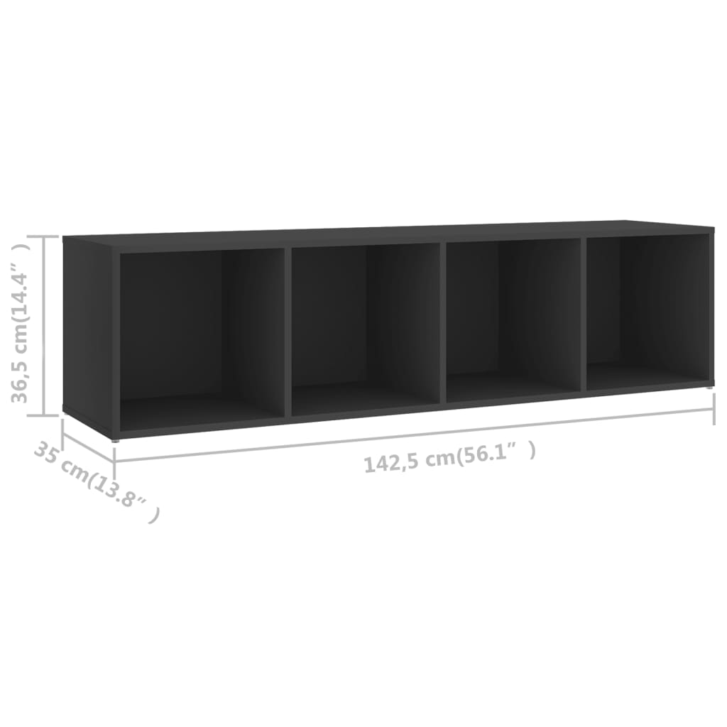 Meuble TV 2 pcs 72x35x36,5 cm bois fini chêne sonoma coloré