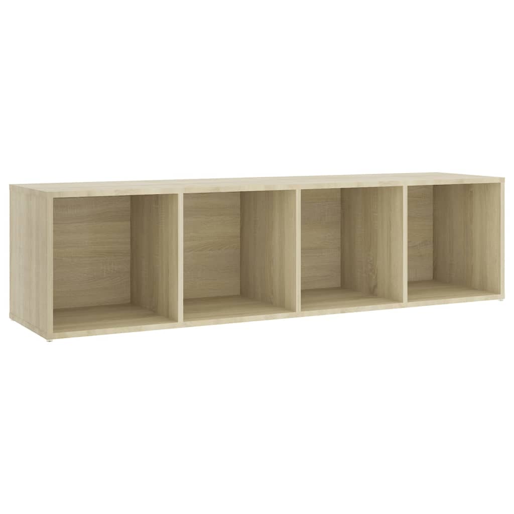 Tv-meubelen 2 st 72x35x36,5 cm bewerkt houtsonoma eikenkleurig