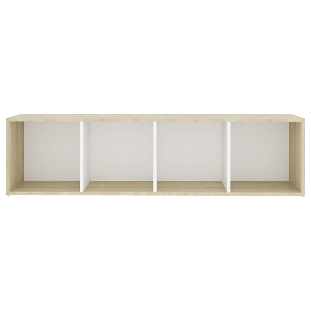 Tv-meubelen 2 st 72x35x36,5 cm bewerkt houtsonoma eikenkleurig