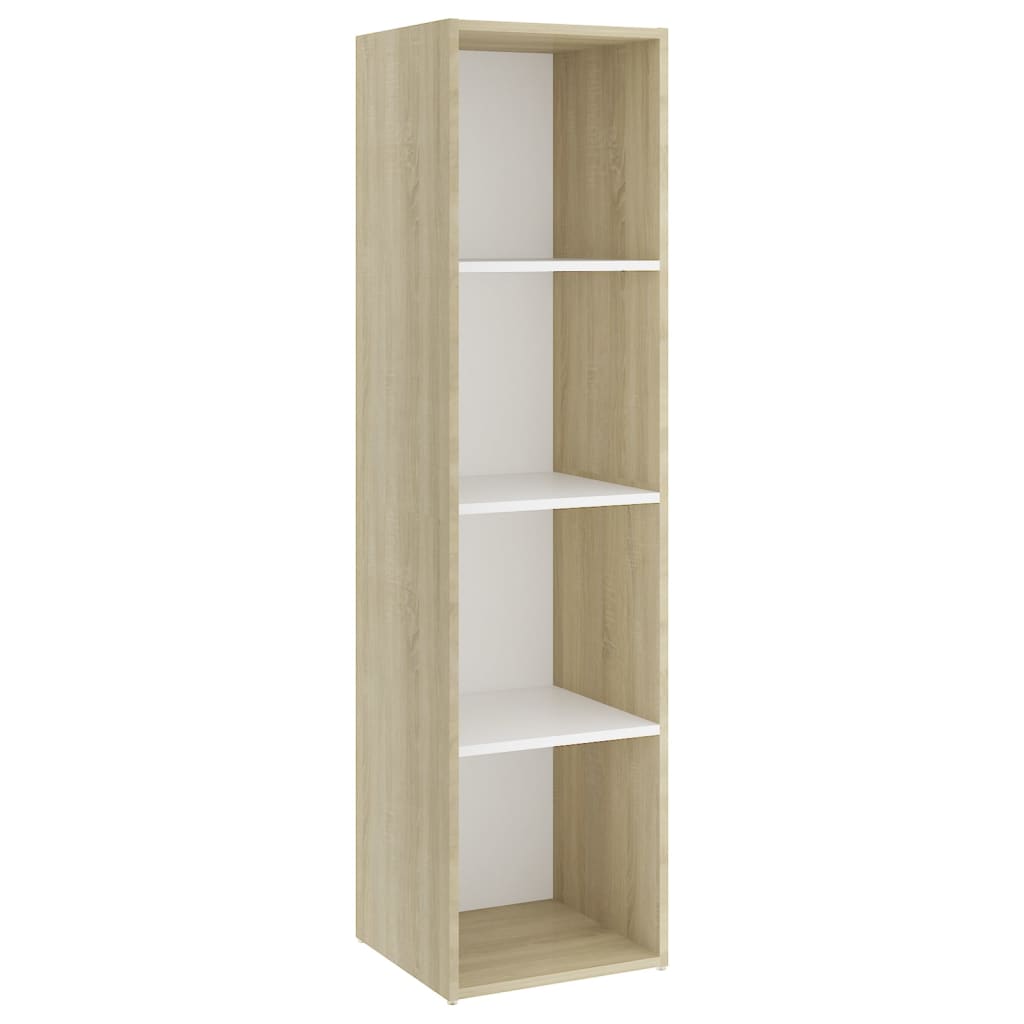 Meuble TV 2 pcs 72x35x36,5 cm bois d'ingénierie