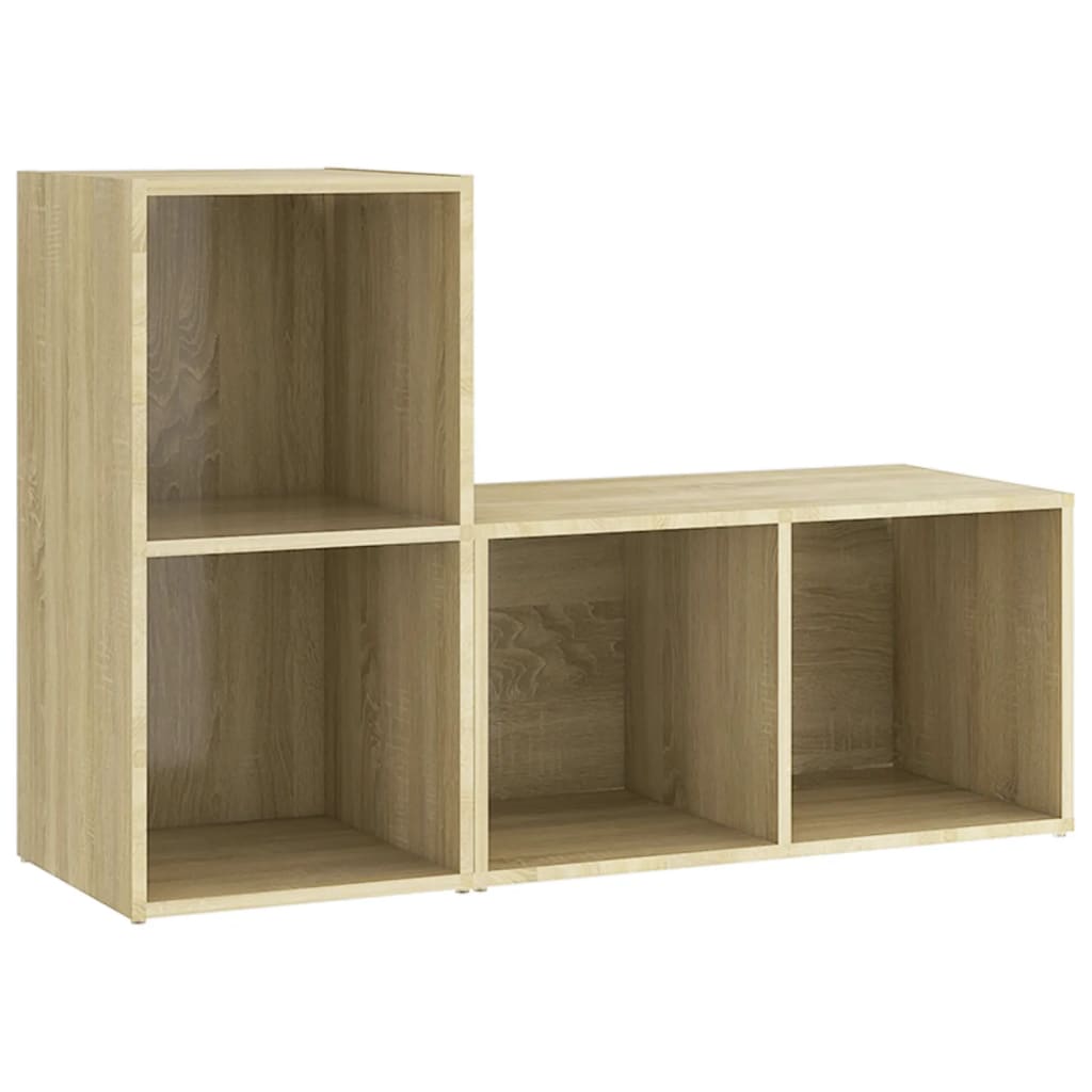 Tv-meubelen 2 st 72x35x36,5 cm bewerkt hout