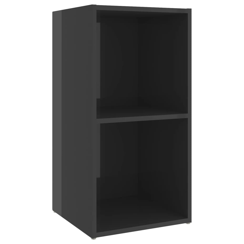 Tv-meubelen 4 st 72x35x36,5 cm bewerkt hout hoogglans wit