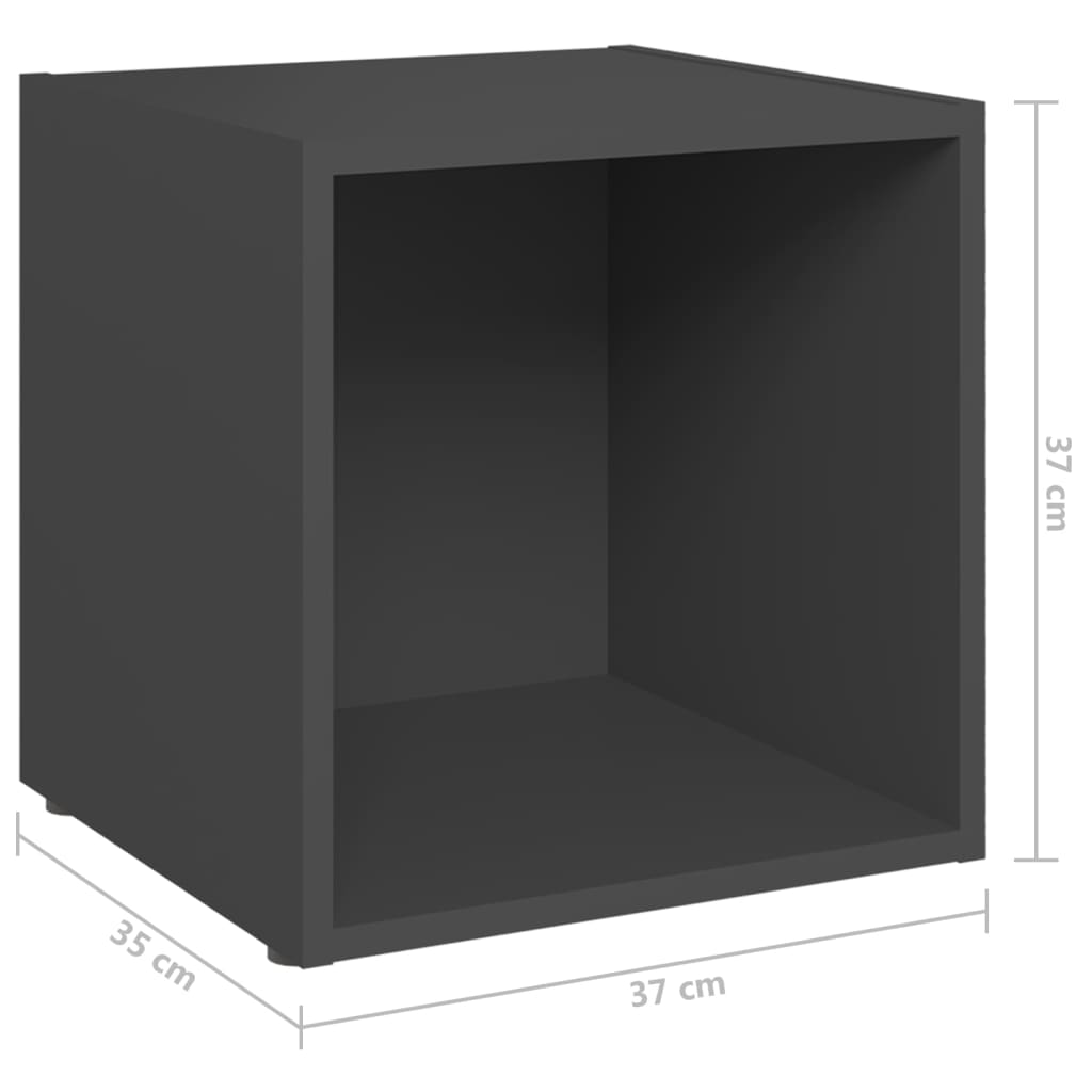 Ensemble meuble TV 5 pièces en bois blanc et chêne Sonoma