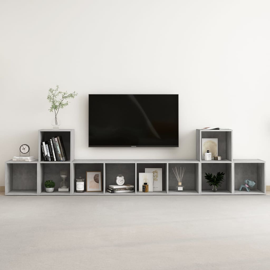 Ensemble de meubles TV 5 pièces en bois