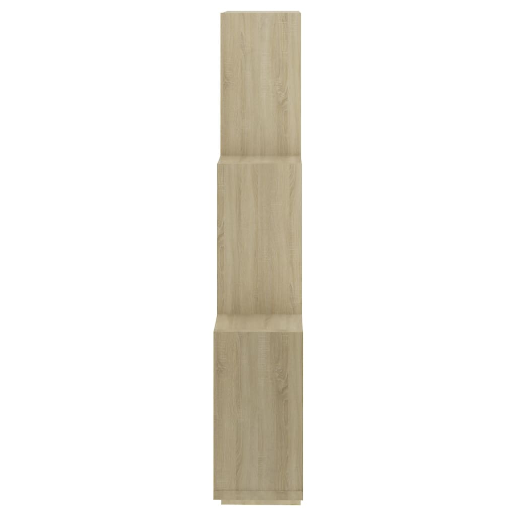 Etagère murale cube 78x15x93 cm en bois ouvré