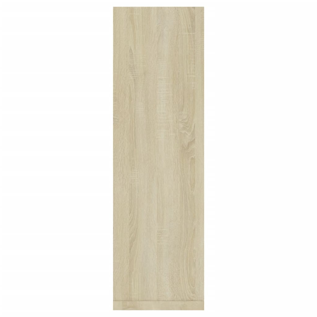 Wandschappen 2 st 50x15x50 cm bewerkt hout bruin eikenkleur