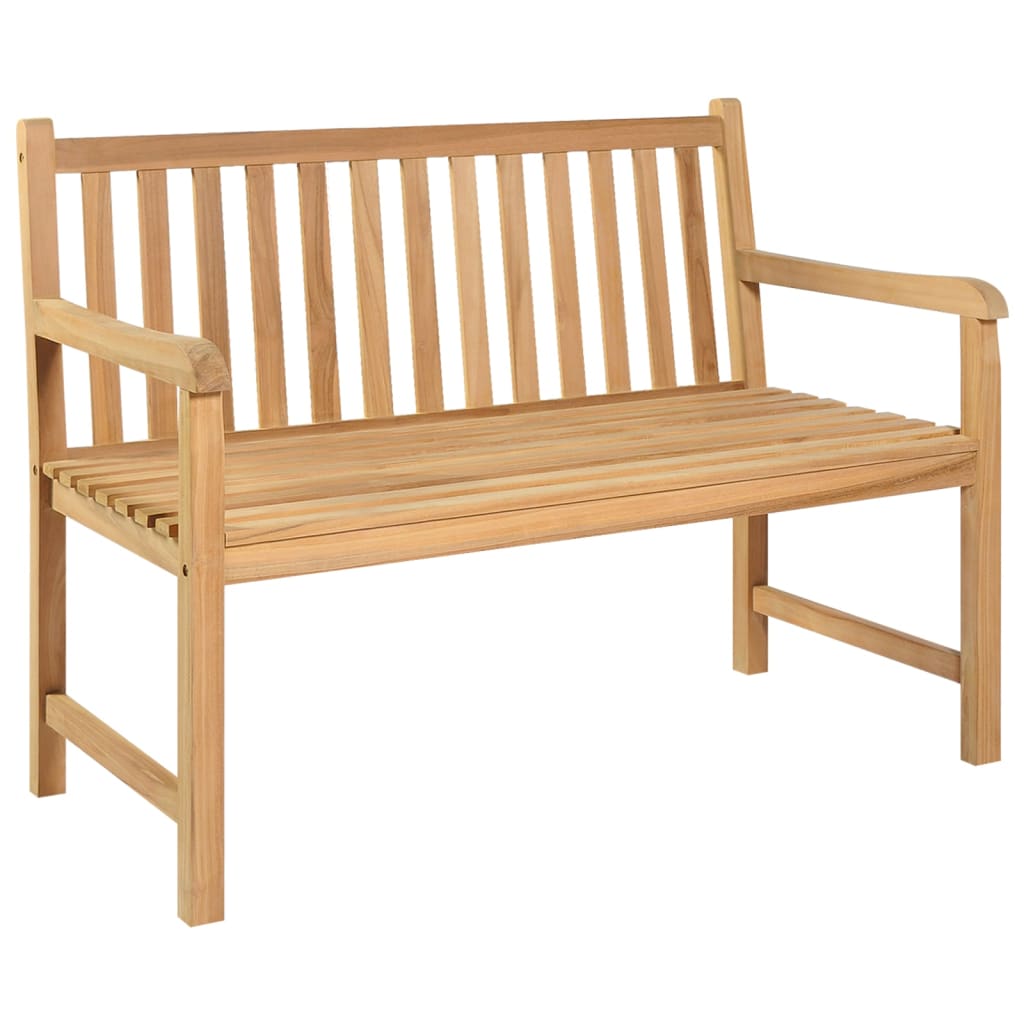 Banc de jardin 114 cm en teck massif