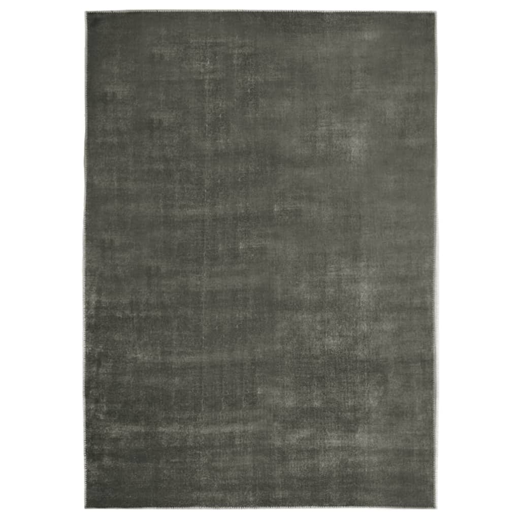 Tapis pliable lavable 180x270 cm polyester taupe