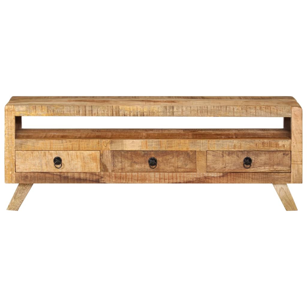 Tv-meubel 110x30x40 cm massief mangohout