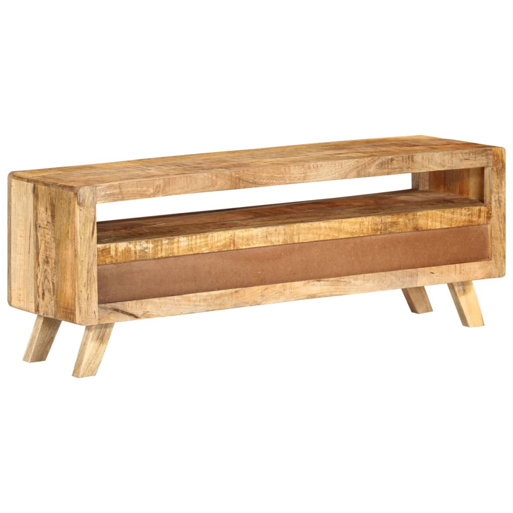 Meuble TV 110x30x40 cm en bois de manguier massif