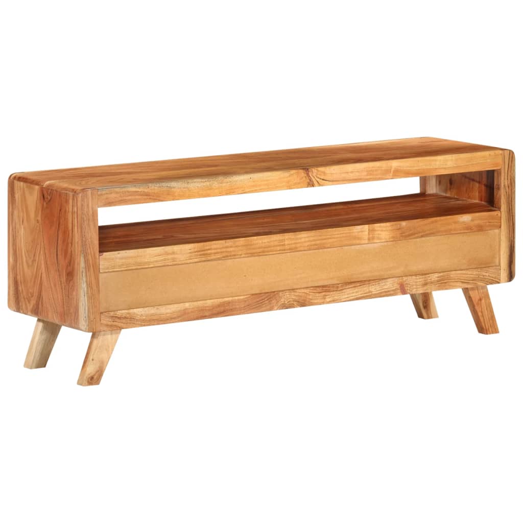 Meuble TV 110x30x40 cm en bois de manguier massif