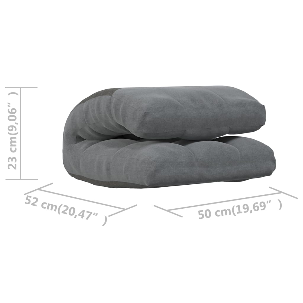 Chaise de sol pliable en tissu gris clair