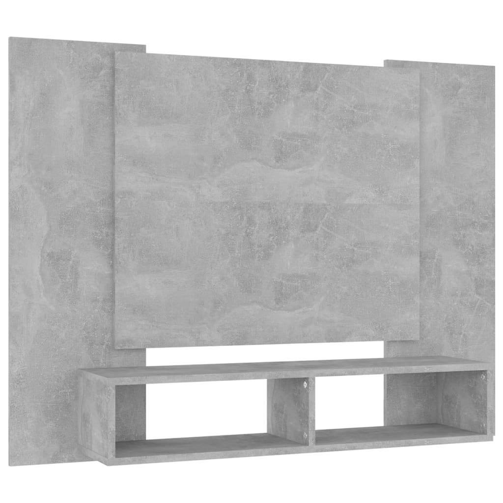 Tv-wandmeubel 120x23,5x90 cm spaanplaat wit sonoma