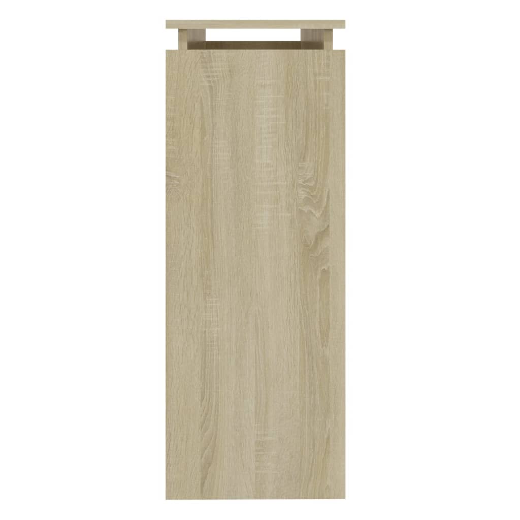 Wandtafel 102x30x80 cm bewerkt hout