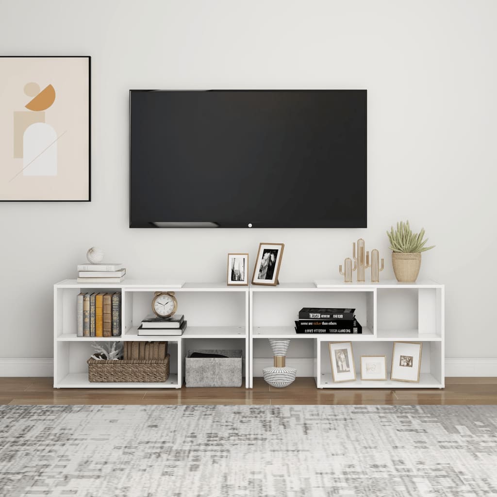 Tv-meubel 149x30x52 cm bewerkt hout