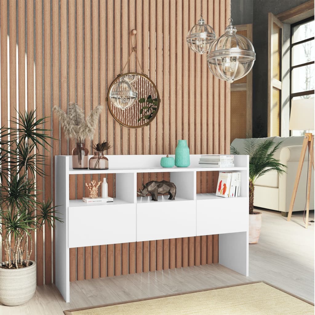 Buffet 105x30x70 cm en bois travaillé