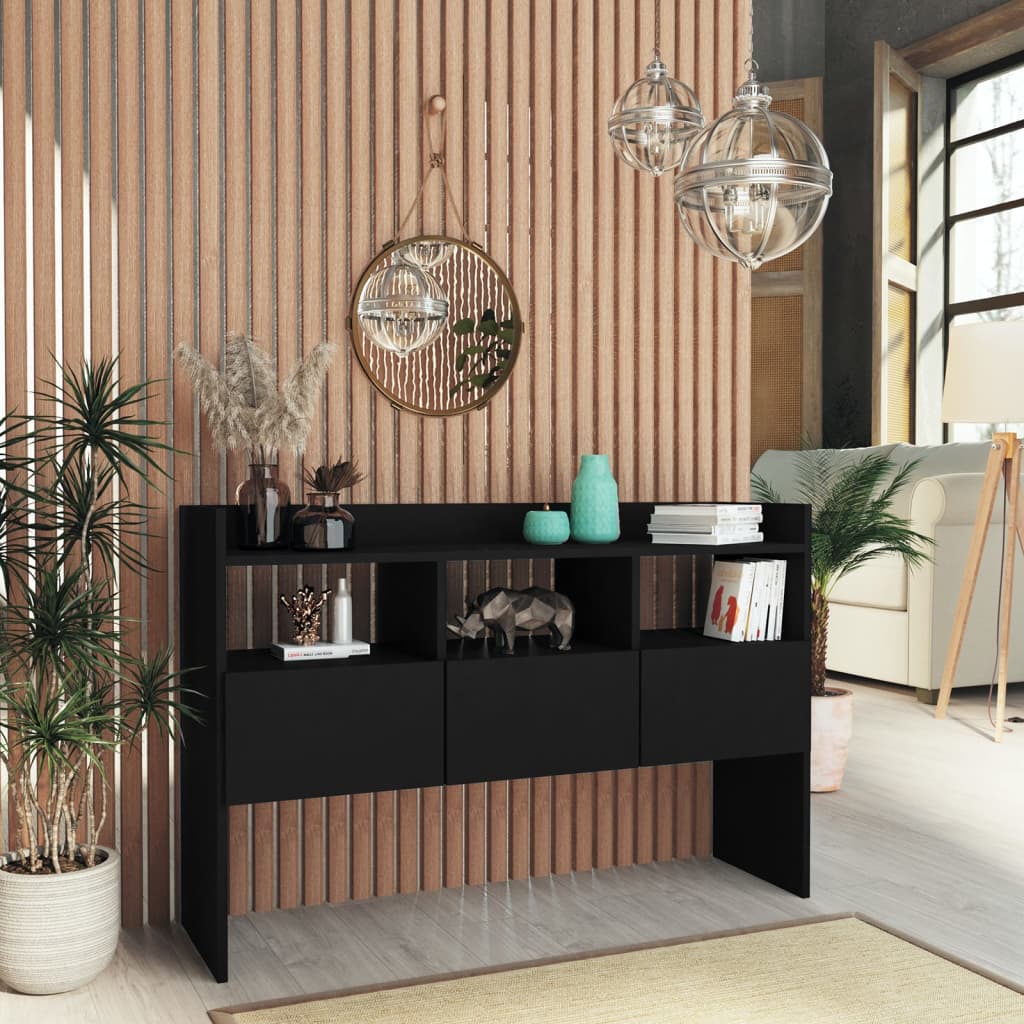 Buffet 105x30x70 cm en bois travaillé