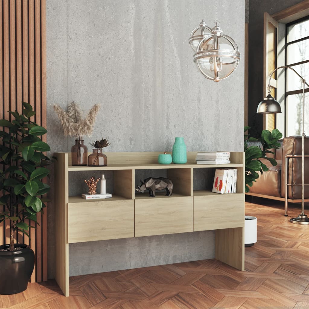 Buffet 105x30x70 cm en bois travaillé