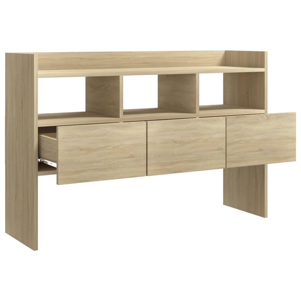 Buffet 105x30x70 cm en bois travaillé