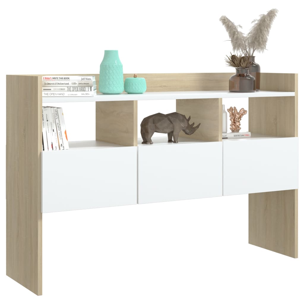 Buffet 105x30x70 cm en bois travaillé