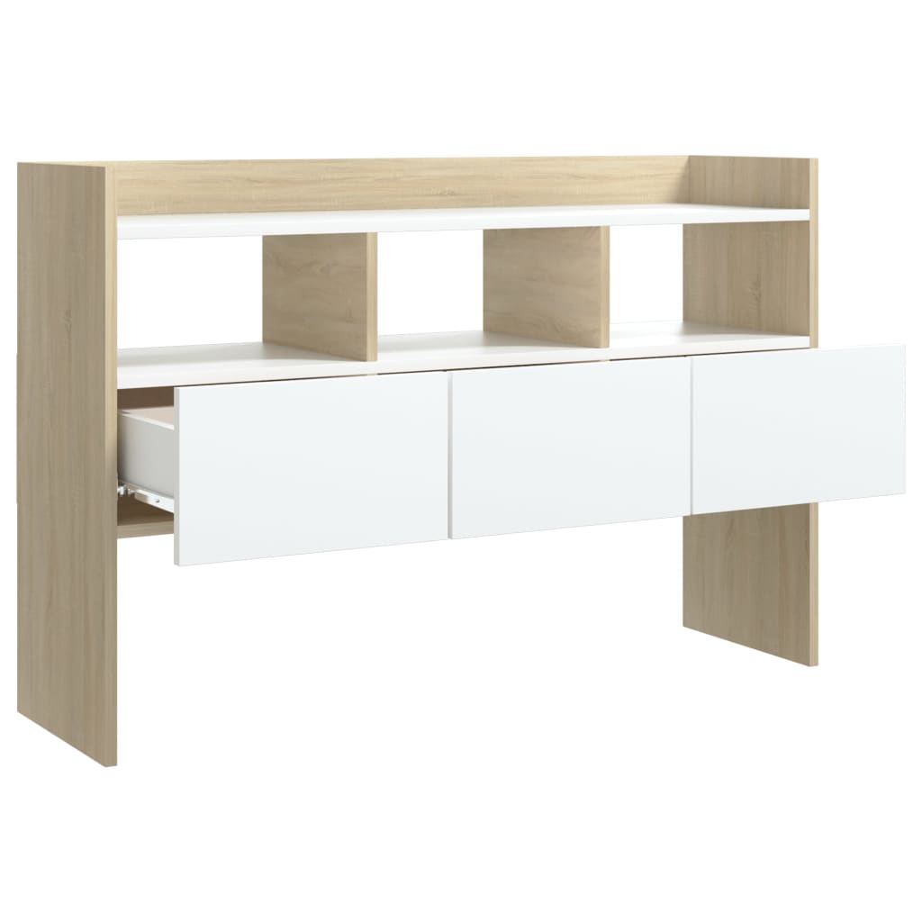 Buffet 105x30x70 cm en bois travaillé