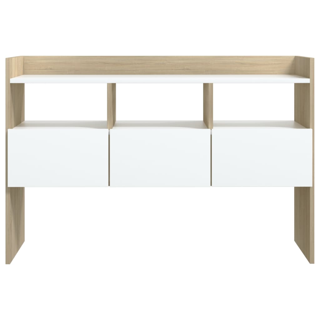 Buffet 105x30x70 cm en bois travaillé