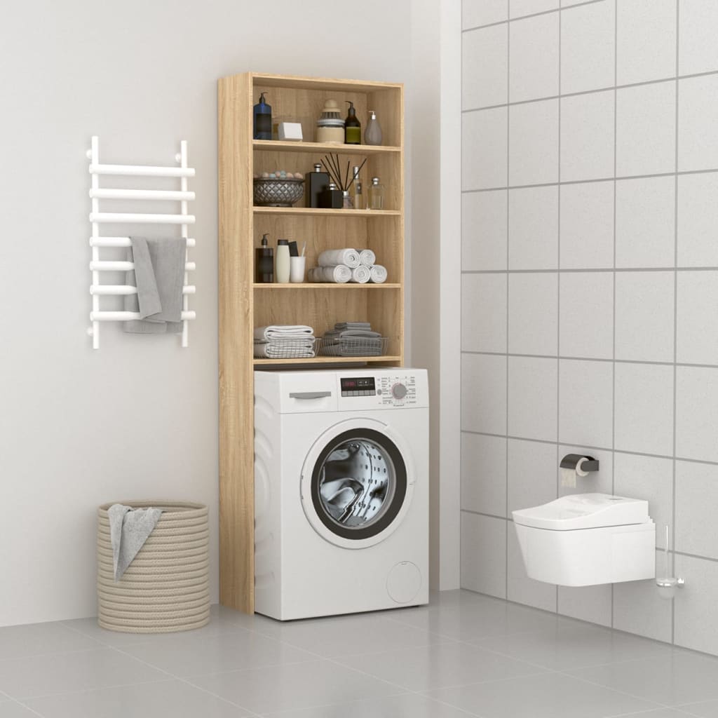 Meuble lave-linge 64x24x190 cm